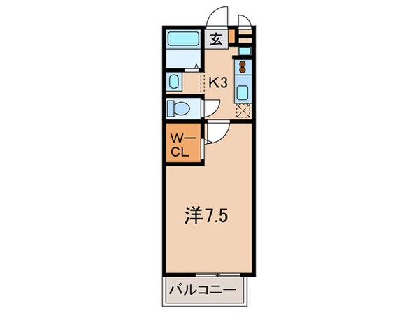 エクセルコ－トの物件間取画像